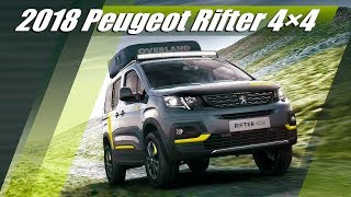 2018 Peugeot Rifter 4x4  Exterior Interior amp Drive [upl. by Yelmene362]