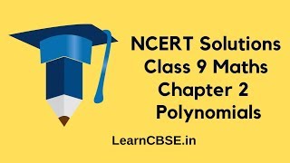 NCERT Solutions for Class 9 Maths Chapter 2 Polynomials Exercise 21 Q3 [upl. by Cornelie]