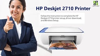 HP Deskjet 2710 printer setup  Unbox HP Deskjet 2710 printer  WiFi setup [upl. by Nyladnor980]