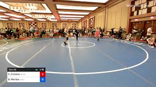 145 Kg Round Of 32  Christopher Creason Wrestling Prep  Virginia Vs Bode Marlow Young Guns Wre [upl. by Ecnerret]