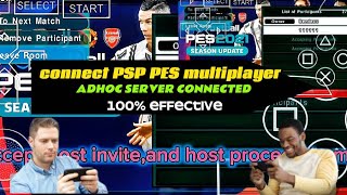 HOW TO CONNECT PES 2024 2025 PSP PPSSPP GAME MULTIPLAYER ADHOC SERVER PES psp PPSSPP adhoc [upl. by Hoenack34]