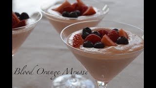 Blood Orange Mousse  Sundaebake [upl. by Piefer]