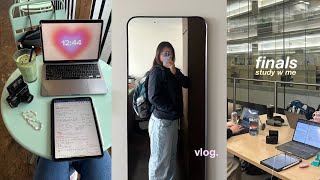 STUDY VLOG  med school finals week — year 2 🎧⚕️ [upl. by Adriel]