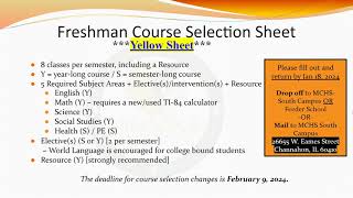 Incoming Freshman Presentation 2024 [upl. by Ferrel]