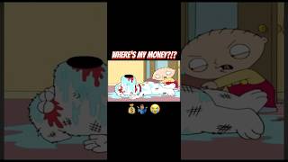 Family Guy  Where’s My Money 💰🤷🏽‍♂️😭 shorts youtubeshorts familyguy comedy [upl. by Esiom]