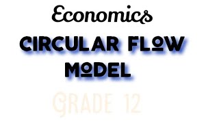 Economics Grade 12  Circular flow model  Open economy [upl. by Melony712]