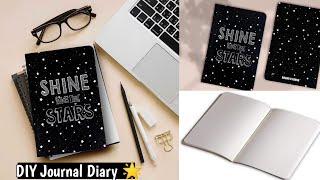 How to make Journal Diary at Home 🌟 DIY Homemade Journal Supplies😍 craftersworld journal diycraft [upl. by Shanon388]