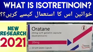 Oratane Isotretinoin 20MG Uses amp Side Effects In Urdu Hindi  Acne Treatment  Acne Scar Removal [upl. by Esilrac757]