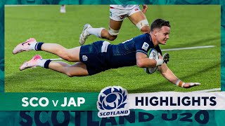 HIGHLIGHTS  Scotland v Japan  World Rugby U20 World Trophy 2024 [upl. by Rondi]