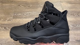 Jordan 6 Rings Black Winterized Boots [upl. by Eniawed545]