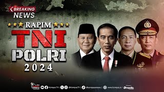 BREAKING NEWS  Arahan Presiden Jokowi amp Kenaikan Pangkat Jenderal Prabowo di Rapim TNI Polri 2024 [upl. by Rehpetsirhc]