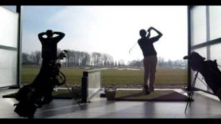 Left handed Golf Swing Beginners Iron [upl. by Arvo758]