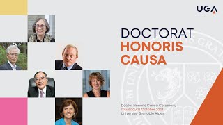 LIVE Doctor Honoris Causa Ceremony of Université Grenoble Alpes  Thursday 12 October 2023 [upl. by Blake]