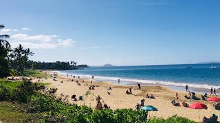 🌴🅻🅸🆅🅴🌴Hawaii Beach Sound🔊from Kihei Maui Island🤿Kamaole Beach Park🩳👙Webcam🌞🏄🏼 [upl. by Halilak]