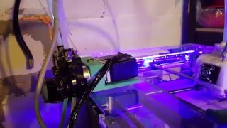 Micron EME dual extruders on a Airwolf3d HD2x printer [upl. by Eniawed]