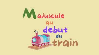 Comptine pour apprendre quotMajuscule et pointquot chansonnette chanson [upl. by Dunlavy]