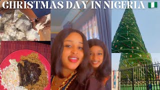 CHRISTMAS DAY IN NIGERIA 🇳🇬 I VISITED THE TALLEST CHRISTMAS TREE IN AFRICA  MARKET VLOG [upl. by Mccormac]