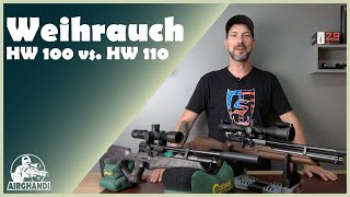 Weihrauch HW 100 vs HW 110  Mein Vergleich [upl. by Ardnosal112]