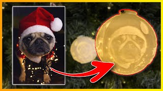 3D Print A Gift They Actually Love  2022 lithophane Ornament Beginner Guide [upl. by Pontias]