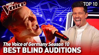 The best Blind Auditions of The Voice of Germany Season 10 [upl. by Yelyah]