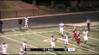 BGA RB Keenan Bass Makes Defenders Miss on a 30 Yard TD Run [upl. by Mackler]