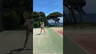 Genie Bouchard Beauty Practice 🎾 tennis tennisgirl bouchard [upl. by Ilojne]