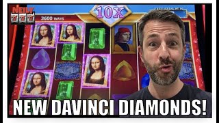 New DaVinci Diamonds Slot The multiplier keeps getting bigger [upl. by Anaiuq516]