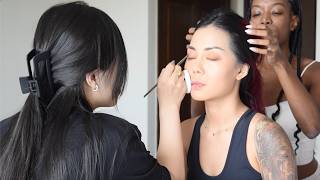 ASMR Vietnamese Style Wedding Makeup and Hair Trial REAL Bridal MAKEUP Artist Unintentional asmr [upl. by Imorej]