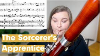 How to Play quotThe Sorcerers Apprenticequot on Bassoon [upl. by Ellerret]