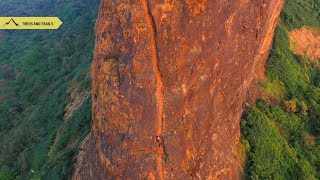 Harihar Fort Trek  Trimbakeshwar  Maharashtra Trek  Drone Video [upl. by Holland891]