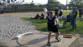 Cole Newingham Shot Put 2 IHSA Sectionals 51911 [upl. by Nnahtebazile684]