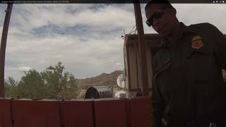 US Border Patrol Checkpoint Yuma Arizona drive to Chevron Gas Station Wellton AZ GP010031 [upl. by Froemming978]