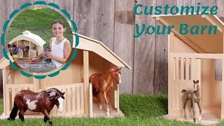 Customize Your Breyer Barn  Breyer Model Horses [upl. by Apps459]