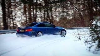 BMW 435i Xdrive Snow Drift [upl. by Tobye728]