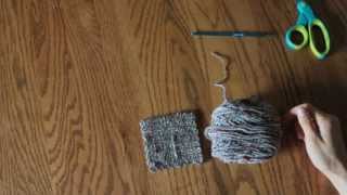 HowTo Crochet a border on a Zoom Loom Square [upl. by Alleul]