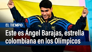 Este es Ángel Barajas primera medalla de Colombia en Juegos Olímpicos París 2024  El Tiempo [upl. by Ahtiekahs]