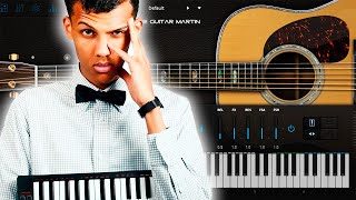 Stromae  L’enfer guitar instrumental karaoke [upl. by Myke37]