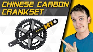 Lightweight amp INCREDIBLY Cheap  Racework Carbon Crankset [upl. by Milore]