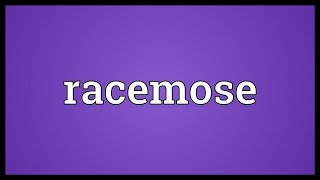 Racemose Meaning [upl. by Roper]