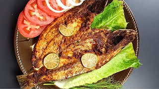 Arabic grilled fish  samak mashwi easy and juicy fish grilled in oven [upl. by Olegnad]