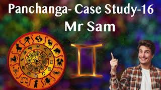 Panchanga Case Study16 Mr Sam Gemini Rising [upl. by Adnilemre525]