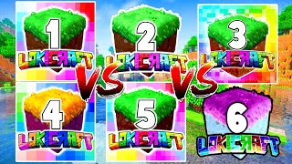 Lokicraft 1 VS Lokicraft 2 VS Lokicraft 3 VS Lokicraft 4 VS Lokicraft 5 VS Lokicraft 6 [upl. by Arratahs]