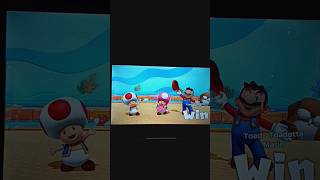 SMPJ  My team Toad Toadette amp Mario won in quotCage Catchquot against Monty Mole on Master shorts [upl. by Reibaj]