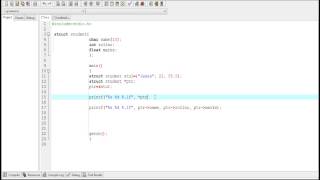 C Pointer to Structure and Arrow operator [upl. by Isus952]