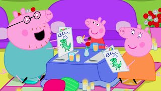 Peppa And Georges Very Fancy Restaurant 🌹  Peppa Pig Tales Full Episodes [upl. by Neufer]