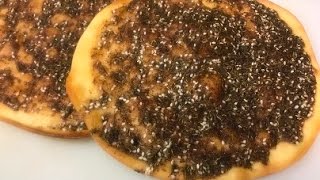 How To Make Manakish Zaatar مناقيش [upl. by Pubilis]