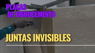 Tratamiento de juntas INVISIBLES para las placas de fibrocemento en paredes exteriores [upl. by Ydnih]