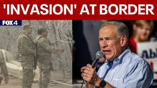 Texas Gov Greg Abbott claims selfdefense as state defies federal government over border [upl. by Mastic]