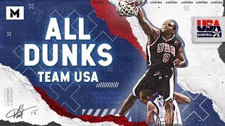 Vince Carter ALL DUNKS From Team USA 2000 amp 2003 [upl. by Lucien]