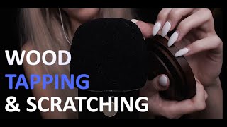 ASMR  Wood tapping  Sleep Study Meditation Tingles  Blue Yeti [upl. by Xavier]